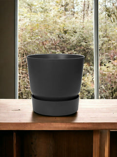 Cache-Pot Elho Greenville Noir - D30 x H28