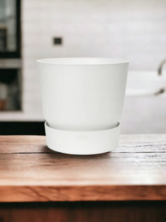 Cache-Pot Elho Greeville Blanc - D24 x H23