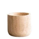 Livraison plante Pot - Bois clair brun - Pot Pia - Taille S 19 cm