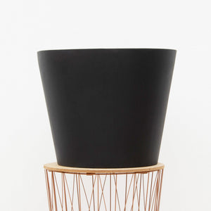 Pot Bucket Noir 40 cm