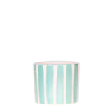 Livraison plante Pot décoratif Painted Stripe - Turquoise