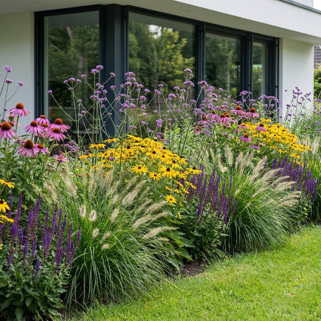 Pack Massif Plein Soleil Rose & Jaune - 30 plantes — photo 2