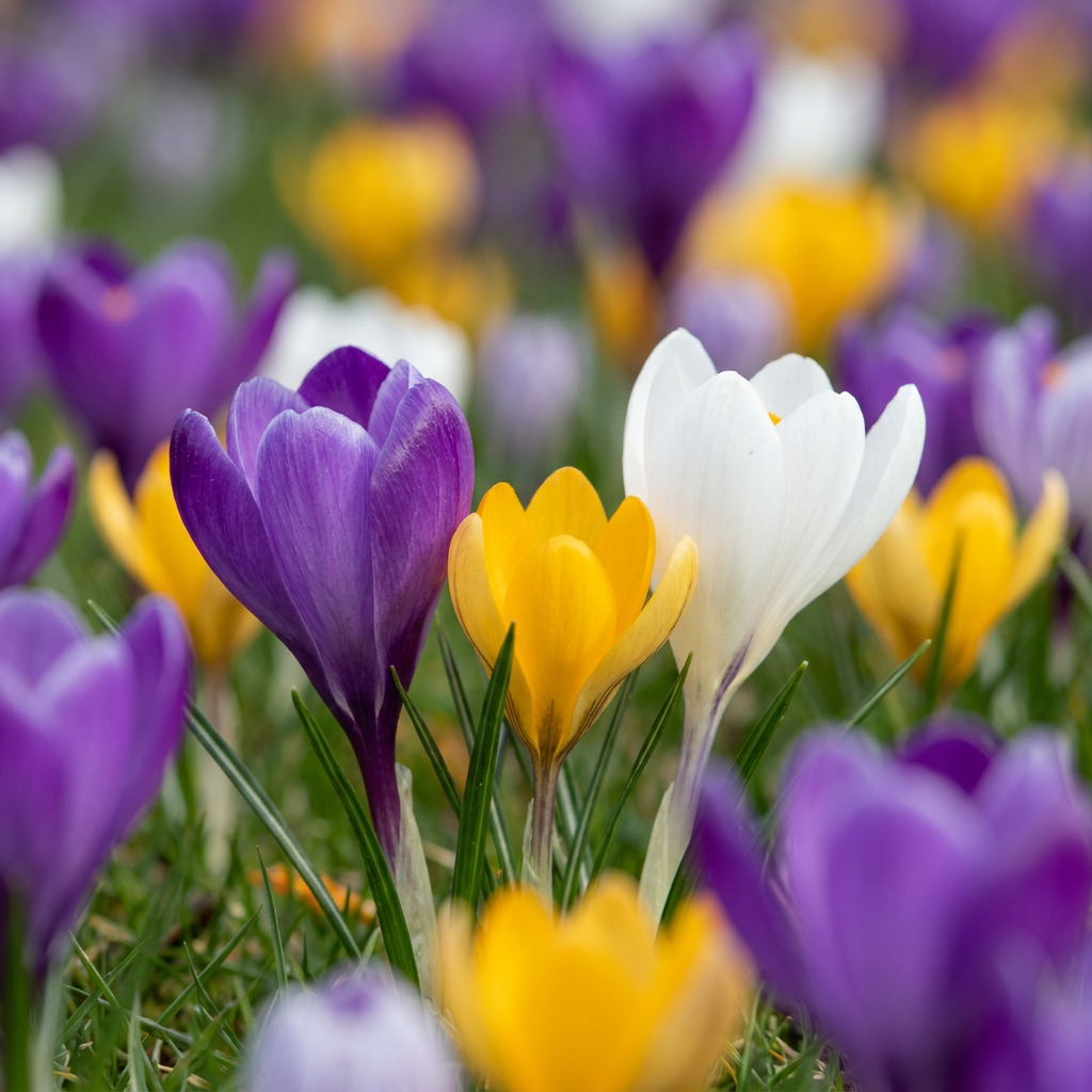 Crocus en mélange