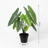 Alocasia Polly plante artificielle