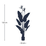 Oiseau du Paradis en Pot plante artificielle