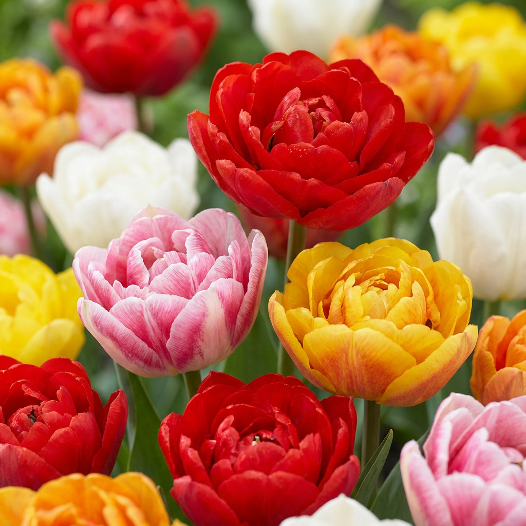 Tulipe double en mélange - calibre 11/13