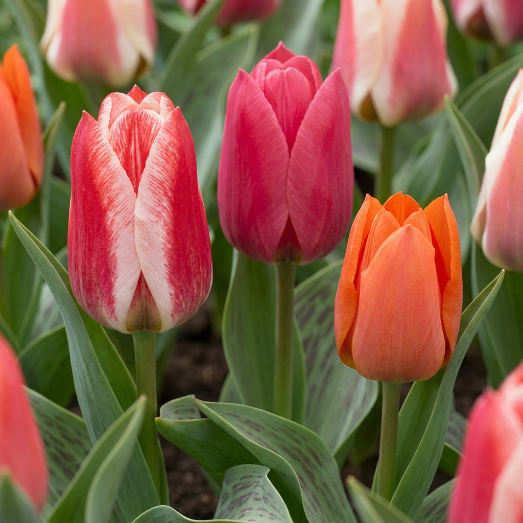 Tulipe de Greig en mélange